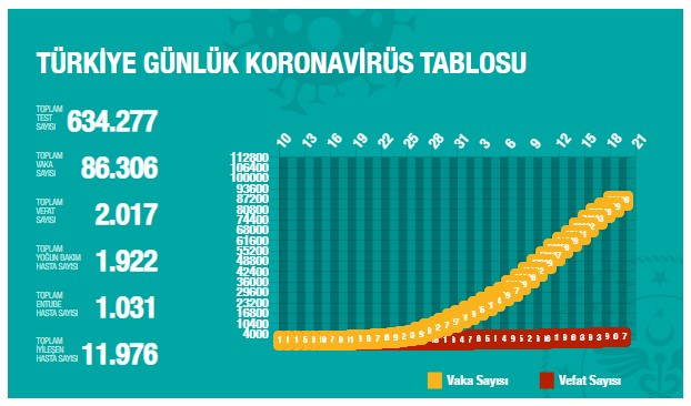 koronavirüs sonuçları