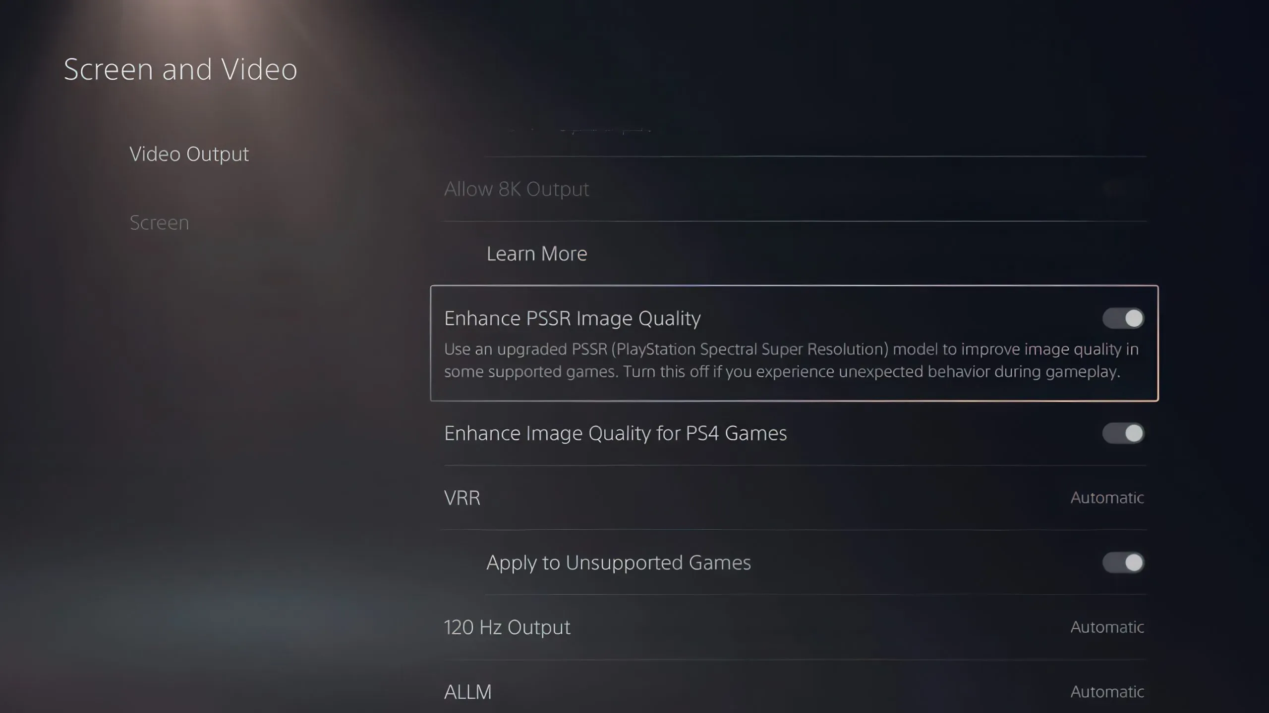 PS5 Pro PSSR 2.0