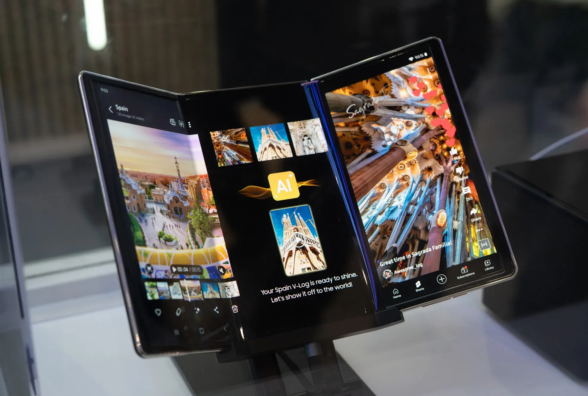 Samsung Tri-Fold Telefon