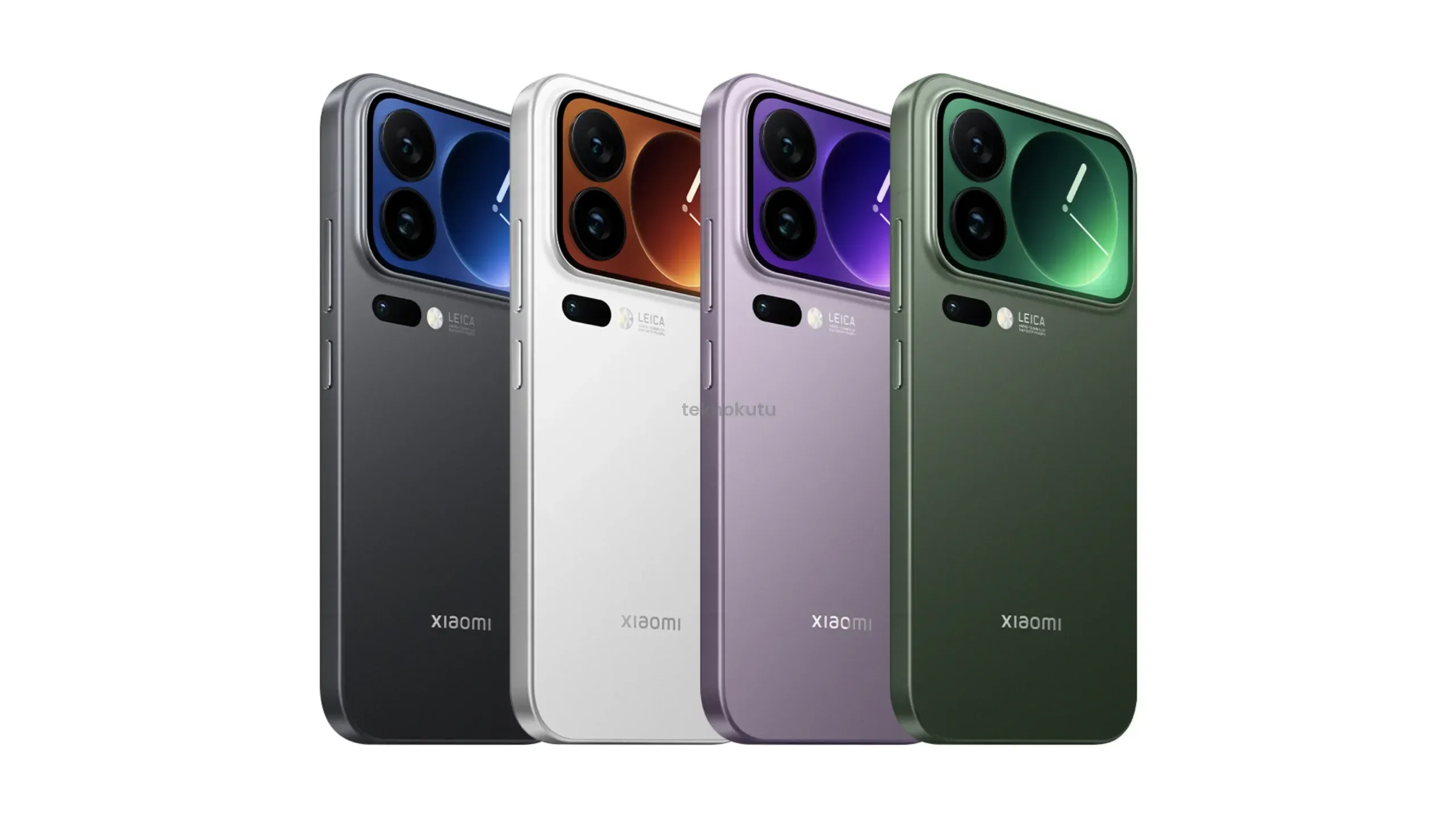 Xiaomi 17 Pro Max'in arka yüzü ve kamera adası