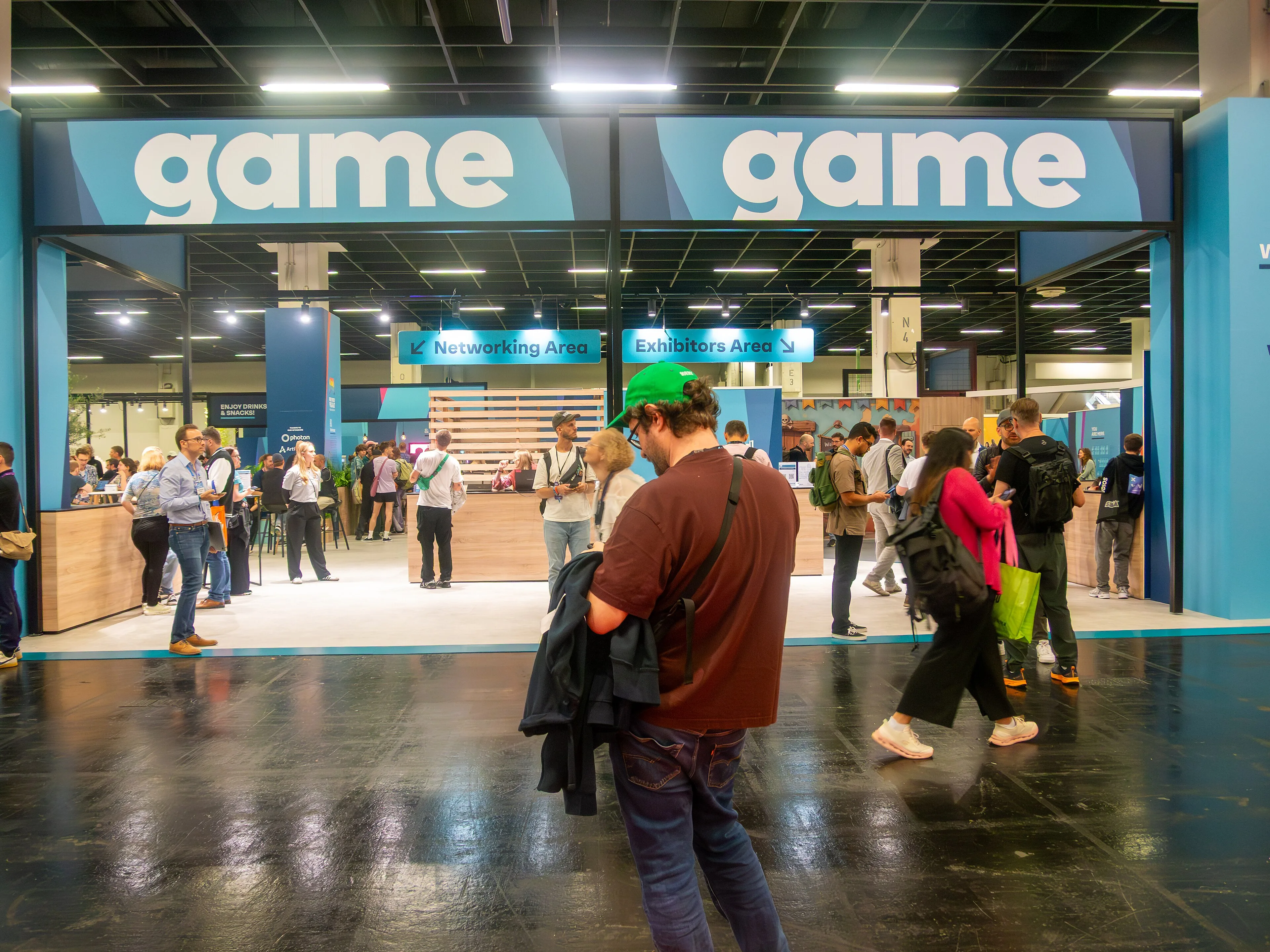 gamescom 2026 fuar alanındaki iş görüşmeleri bölümü