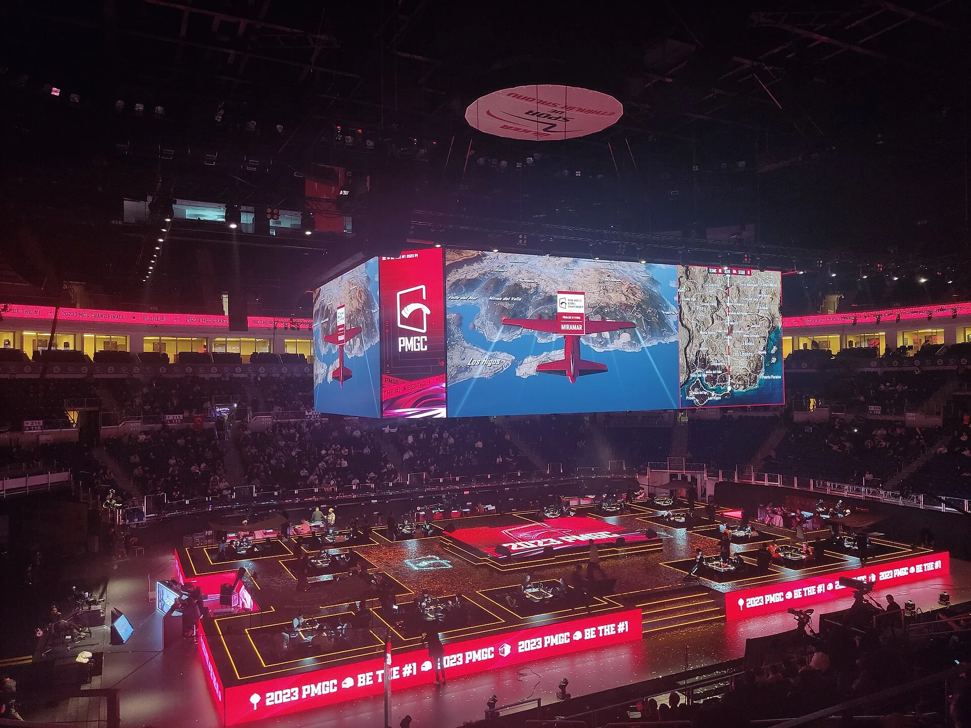 PUBG Mobile Global Championship turnuvasının İstanbul'daki arena sahnesi