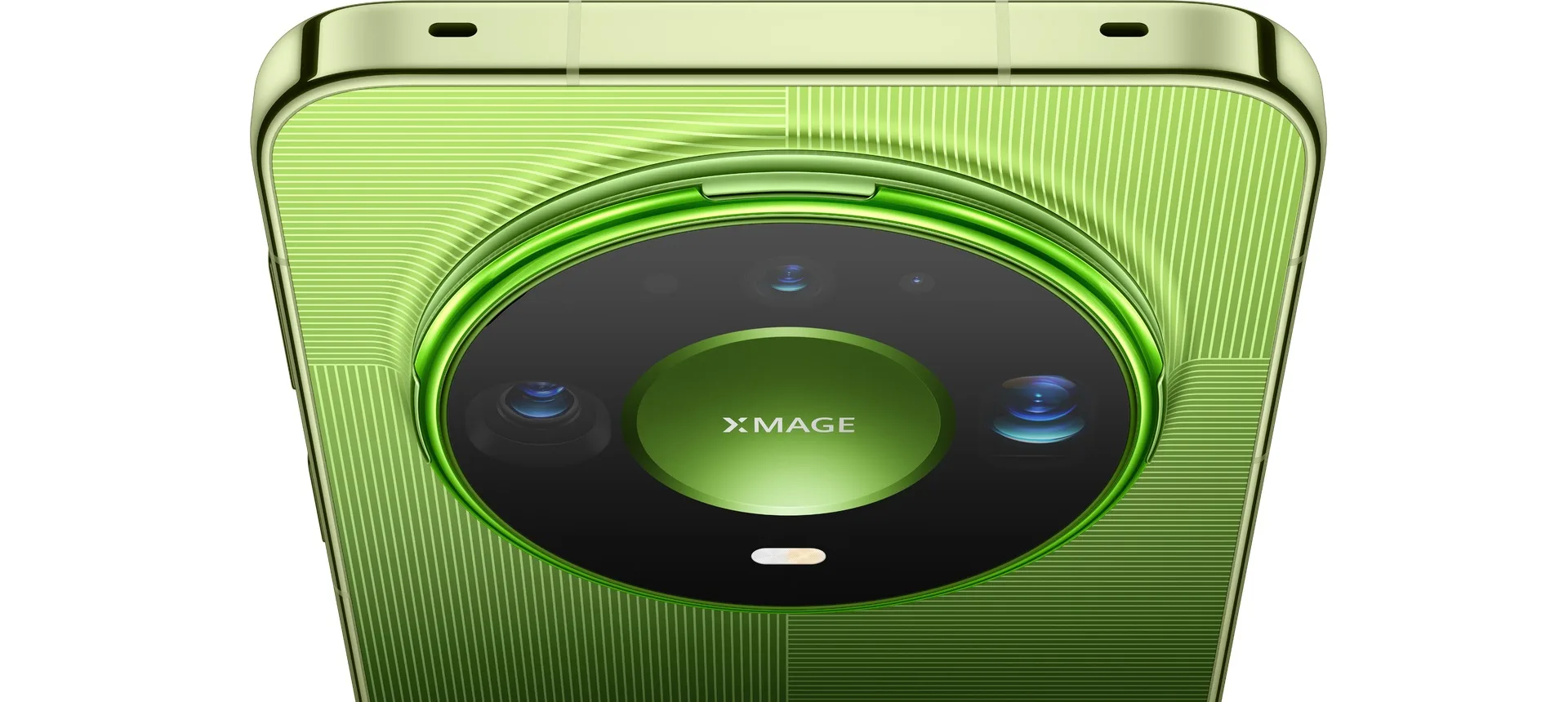 Huawei Mate 90 Pro Max arka kamera modülünün yakın plan görüntüsü, XMAGE yazılı dairesel kamera adası