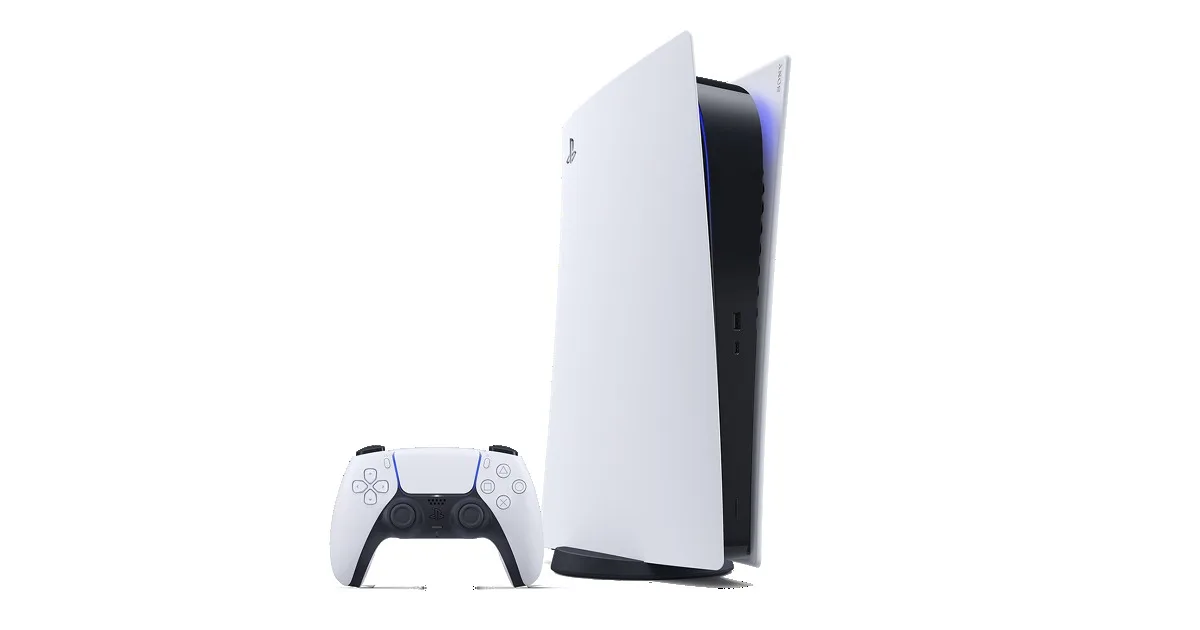PlayStation 5 dijital sürüm konsolu ve DualSense kumandası
