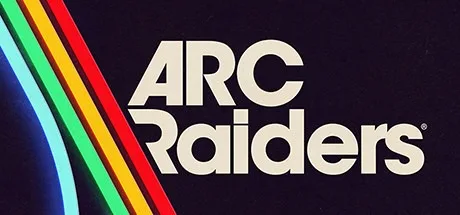 ARC Raiders Steam kapak görseli: koyu zemin üzerinde renkli şeritlerle ARC Raiders logosu