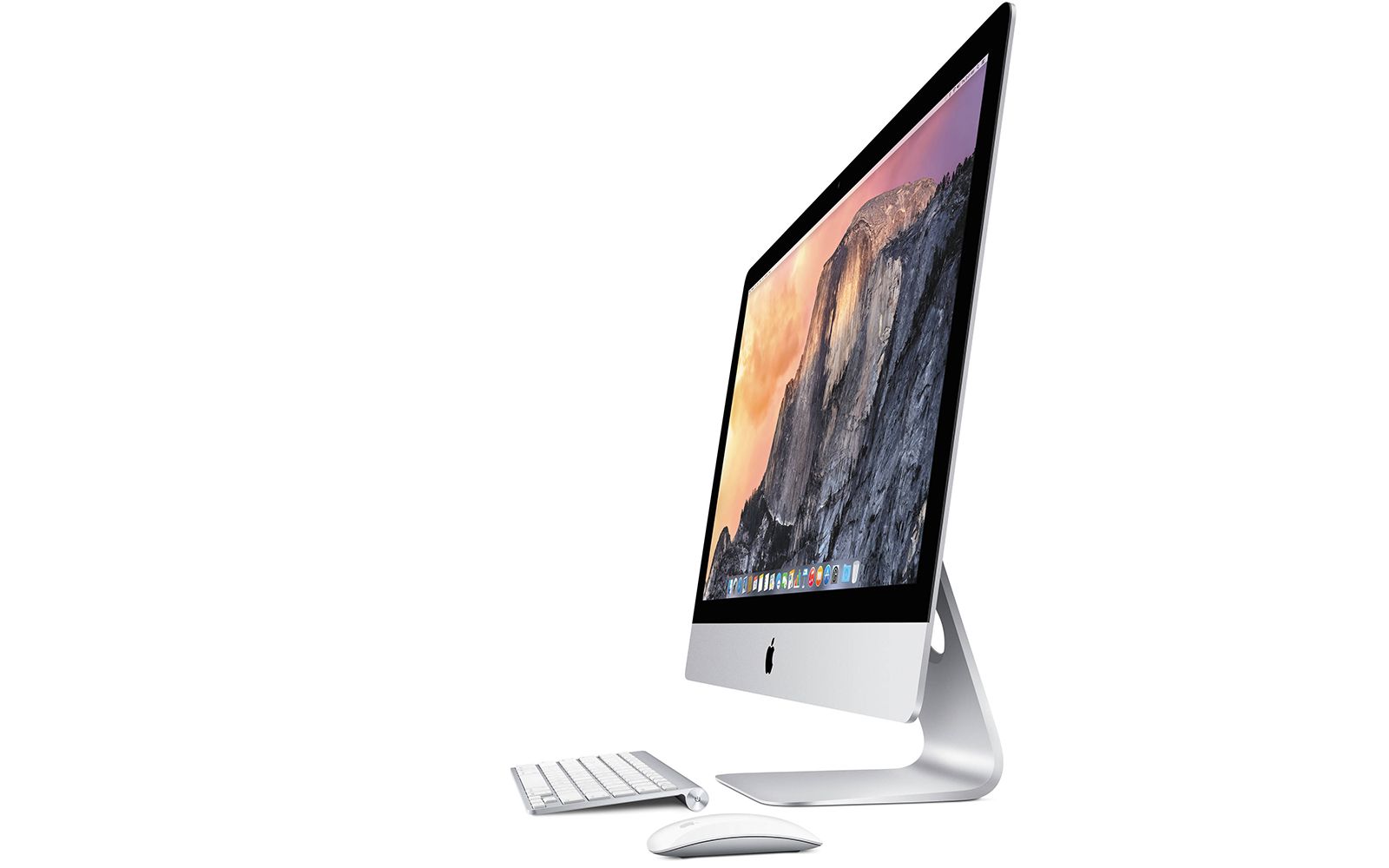 A high-quality, modern visual of an affordable iMac with elements representing Apple's new strategy, suitable for social media and blog use.