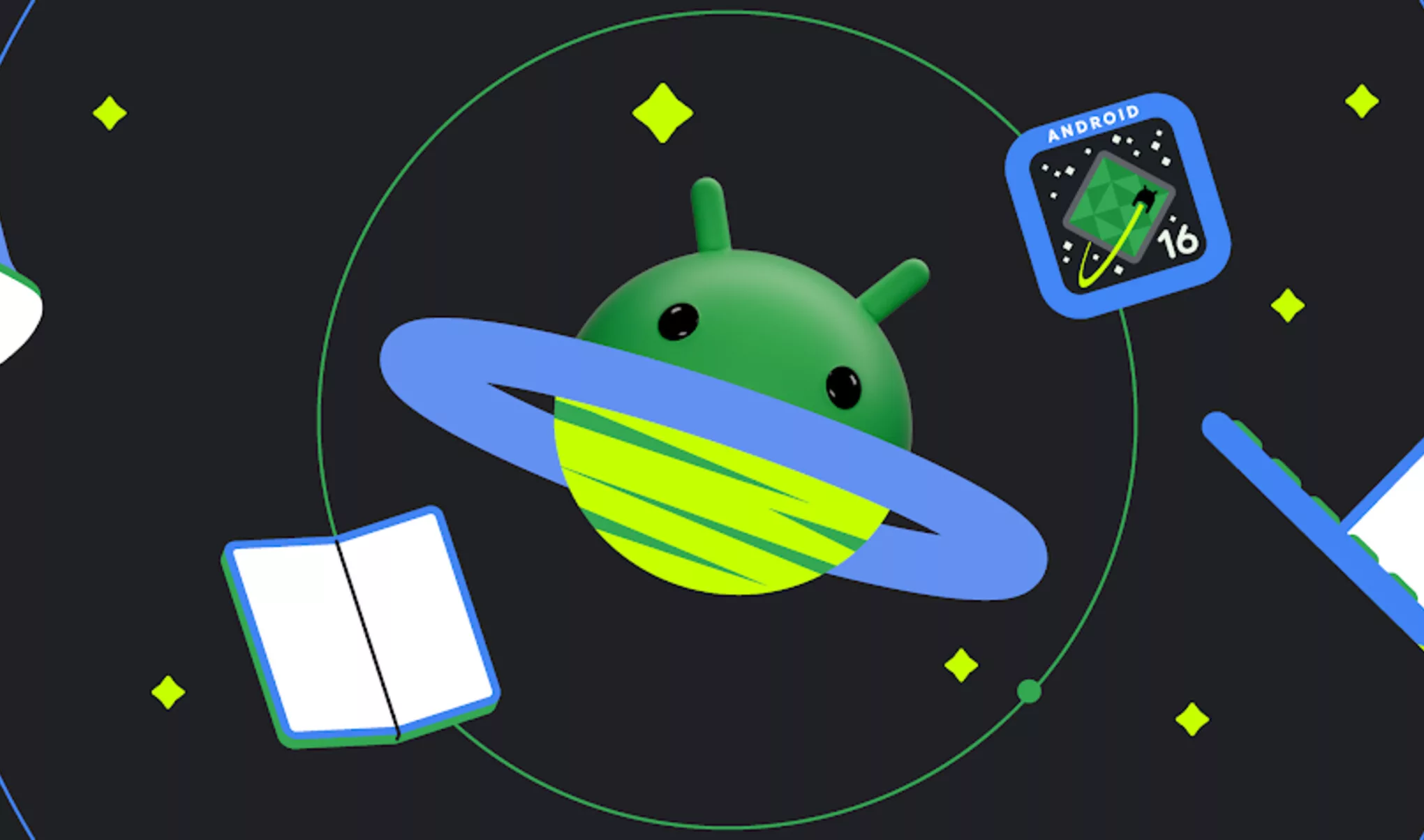 Visual representation of Android 16 QPR1 Beta showcasing Google's new innovations in a modern and aesthetic design.