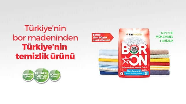 Yerli Üretim Boron Deterjan