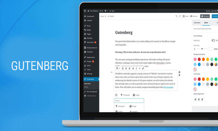 WordPress Editörü : Gutenberg