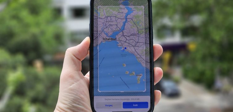 iOS 17 çevrimdışı harita indirme nasıl yapılır?