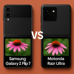 Samsung Galaxy Z Flip 7 ve Motorola Razr Ultra Kamera Karşılaştırması
