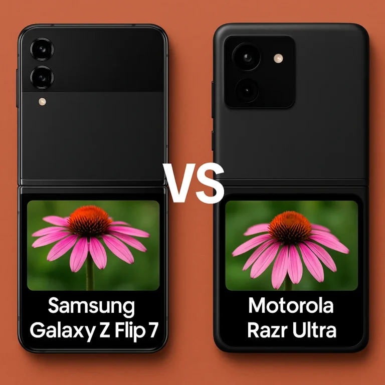 Samsung Galaxy Z Flip 7 ve Motorola Razr Ultra Kamera Karşılaştırması