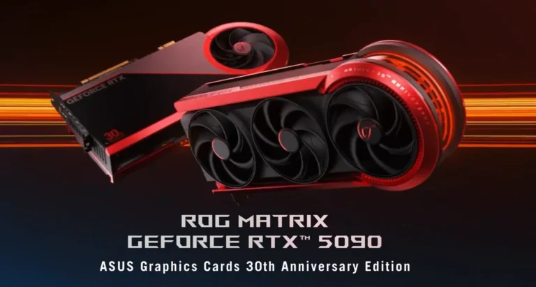 ASUS, ROG Matrix GeForce RTX 5090 “30. Yıl Dönümü” Ekran Kartını Tanıttı