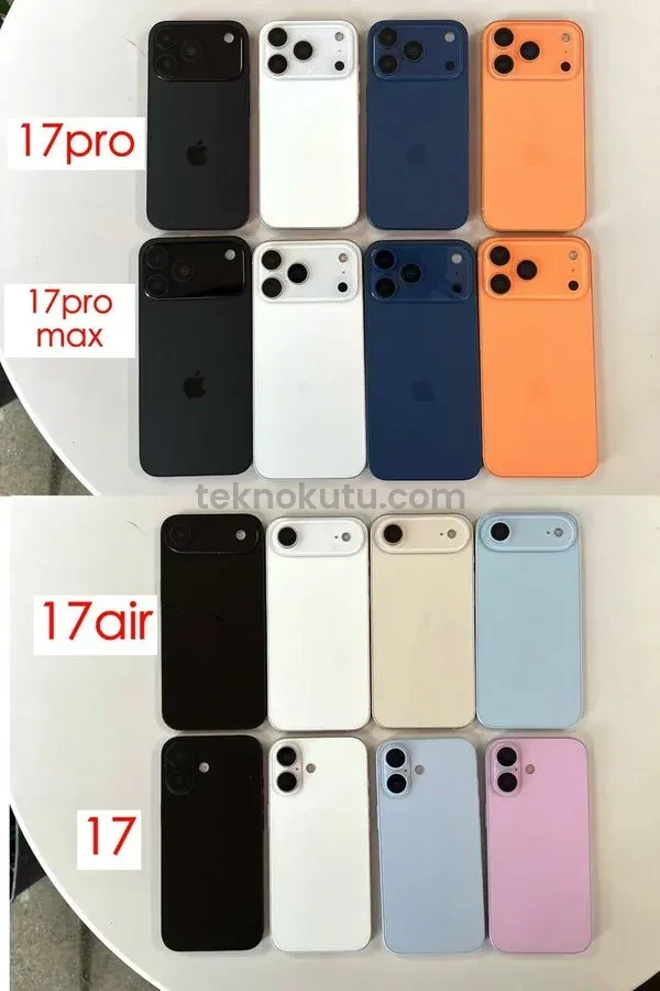 iPhone 17 Renk Seçenekleri