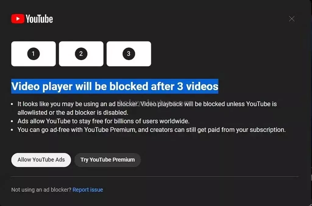 YouTube Reklam Engelleyiciyle Google’a Karşı Oyun