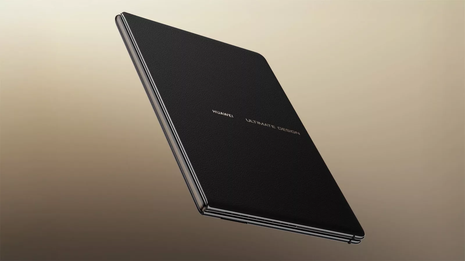 Image showcasing the Huawei MateBook Fold in a modern workspace, emphasizing its foldable design and technology features.