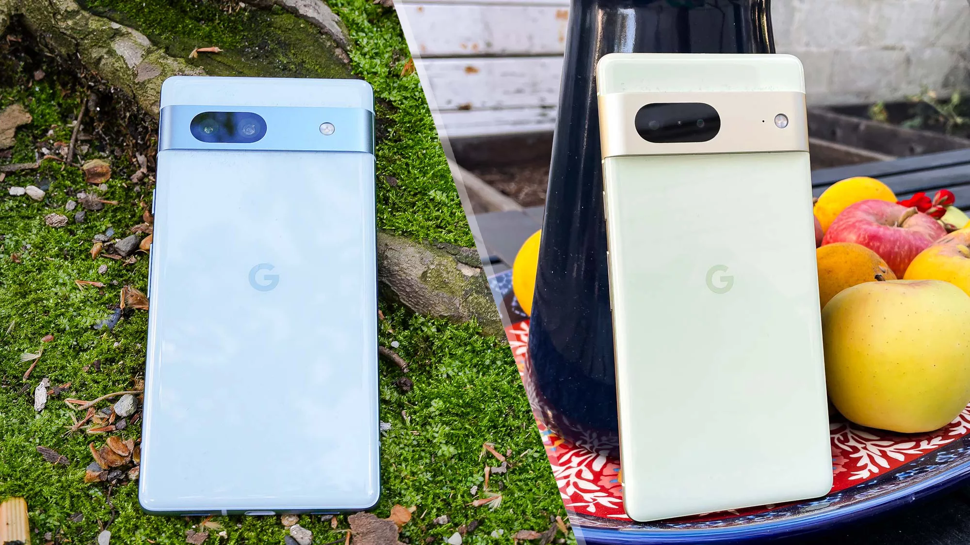 A creative representation of Pixel 7a smartphone showcasing a swollen battery, modern design with tech elements.