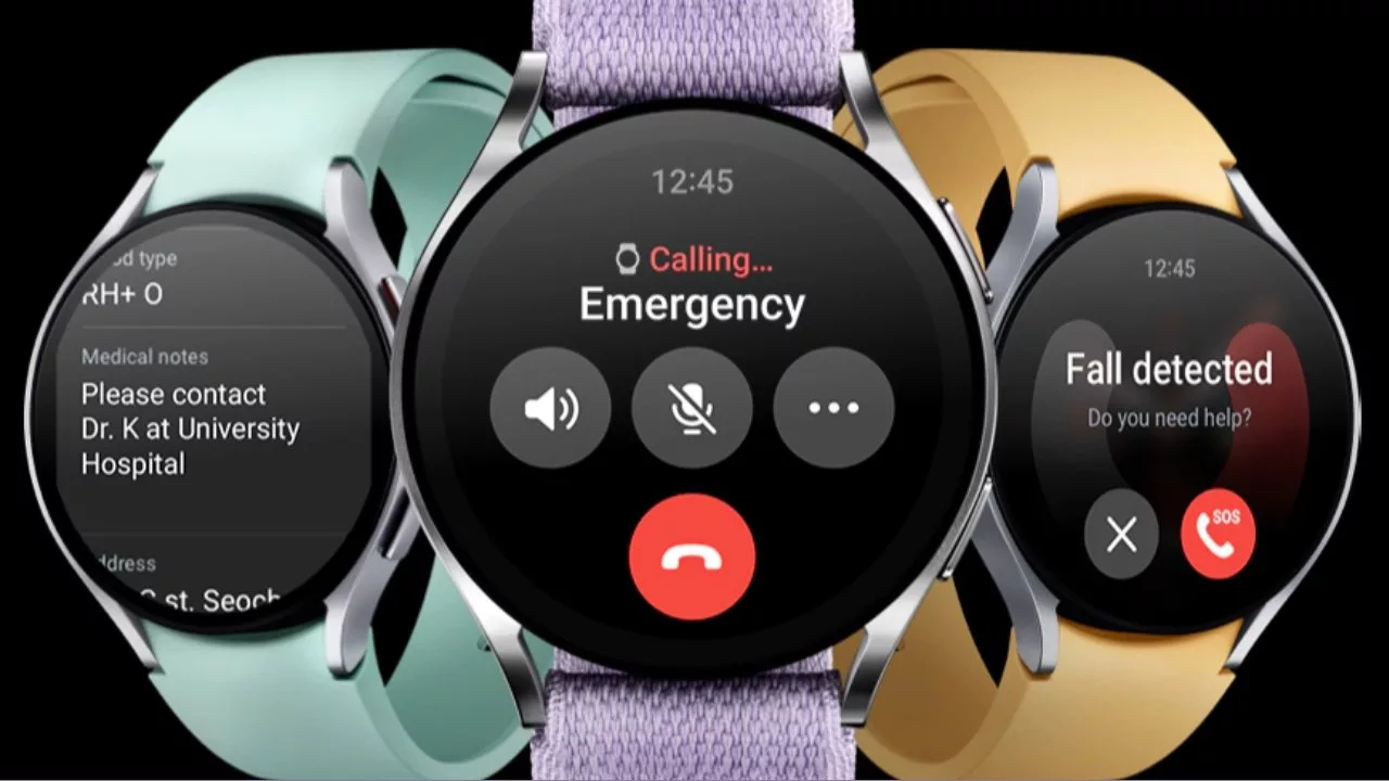 High-quality modern visualization of Galaxy Watch8 highlighting its new features and design.