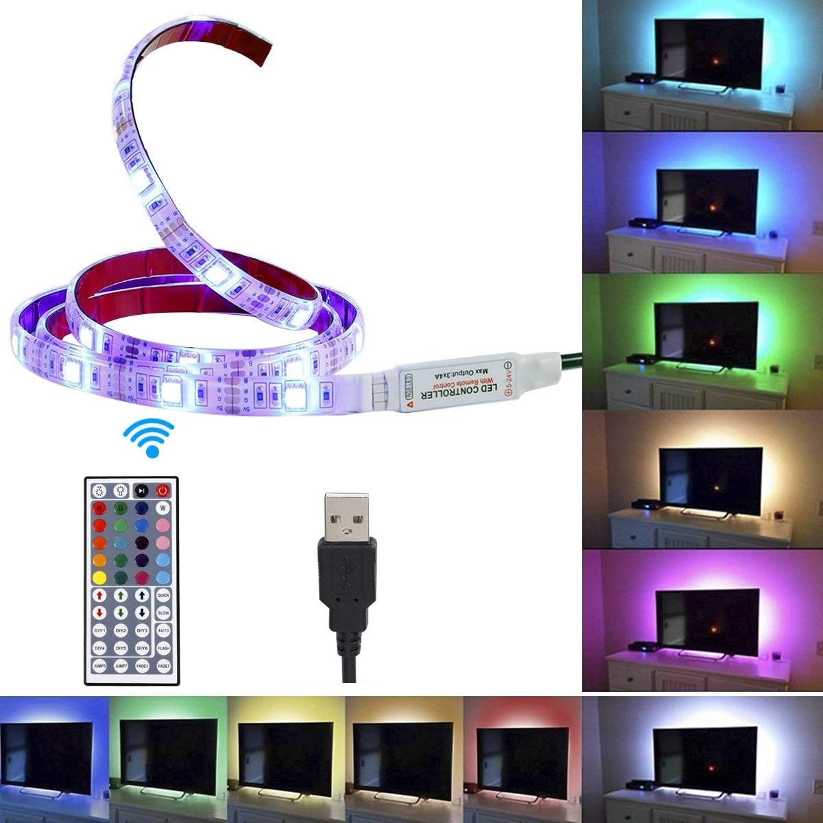 Modern RGB LED lighting system integrated with Sony technology, showcasing vibrant colors and a creative design.
