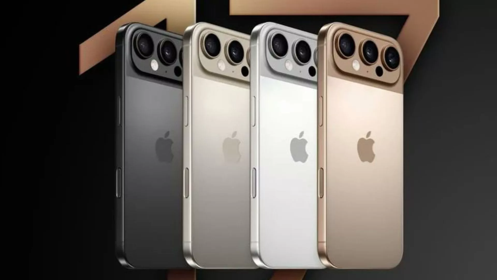 Modern visual showcasing the iPhone 17 Pro and Pro Max with new features and differences, perfect for social media or blog usage.