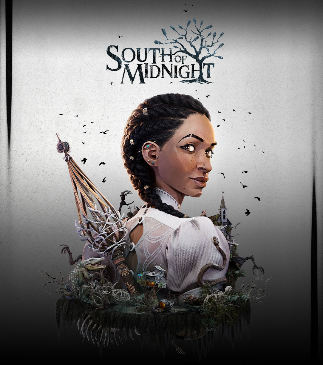 A high-quality visual representation of the game 'South of Midnight' featuring modern and aesthetic elements.