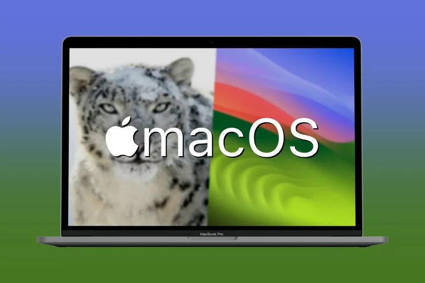 A modern and aesthetically pleasing visualization of macOS 26 compatibility featuring various Mac models and tech elements.