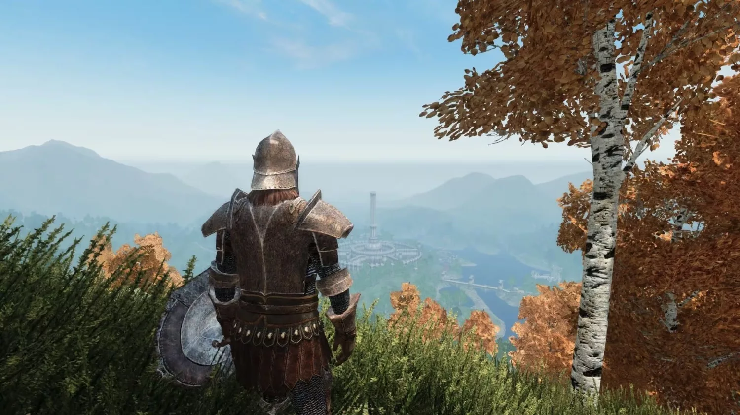 A vibrant digital artwork representing Skyblivion, featuring a blend of fantasy landscapes and futuristic elements, embodying adventure and discovery.