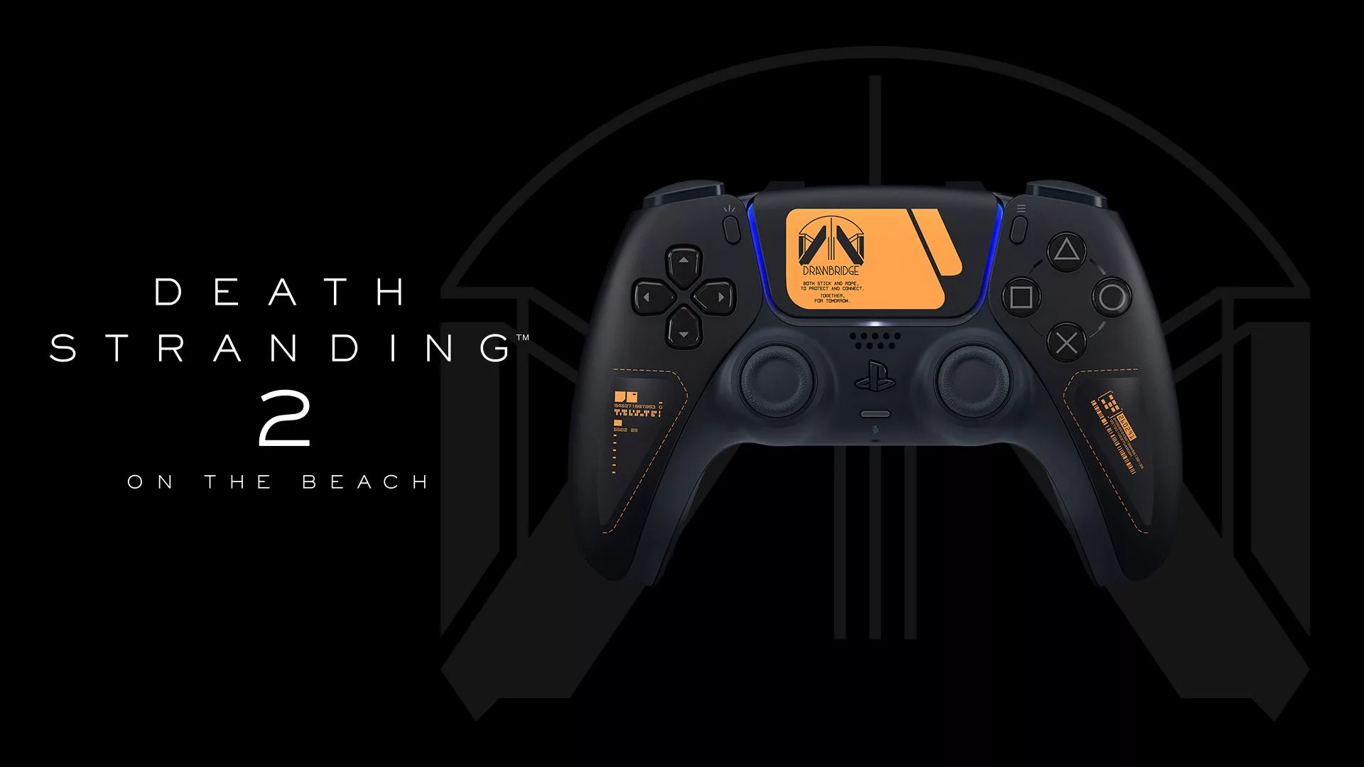 A futuristic landscape art inspired by Death Stranding 2, featuring technology intertwined with nature.