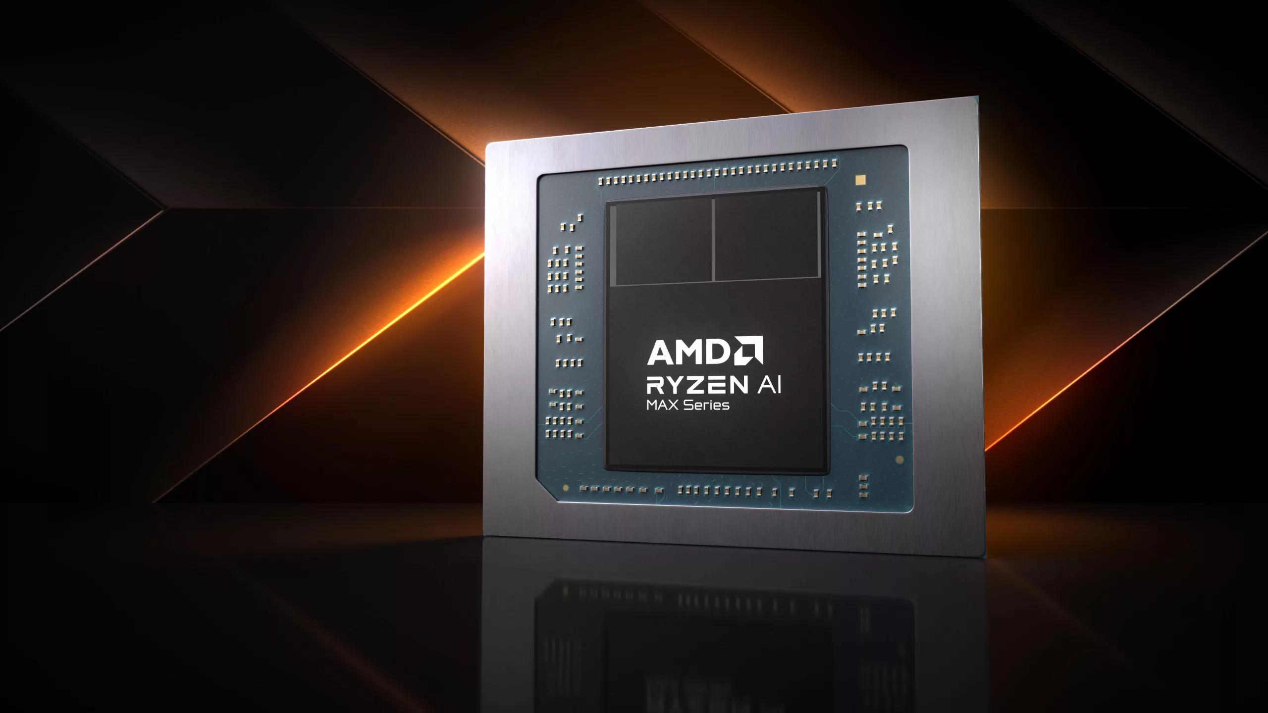 High-quality visual representation of Ryzen AI Max Pro 385, highlighting its modern and technological features.