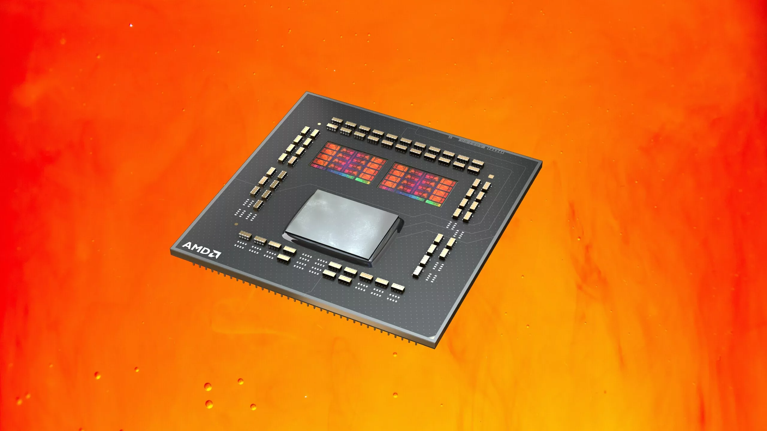 Modern aesthetic representation of Ryzen AI MAX+ Strix Halo showcasing technology and performance.