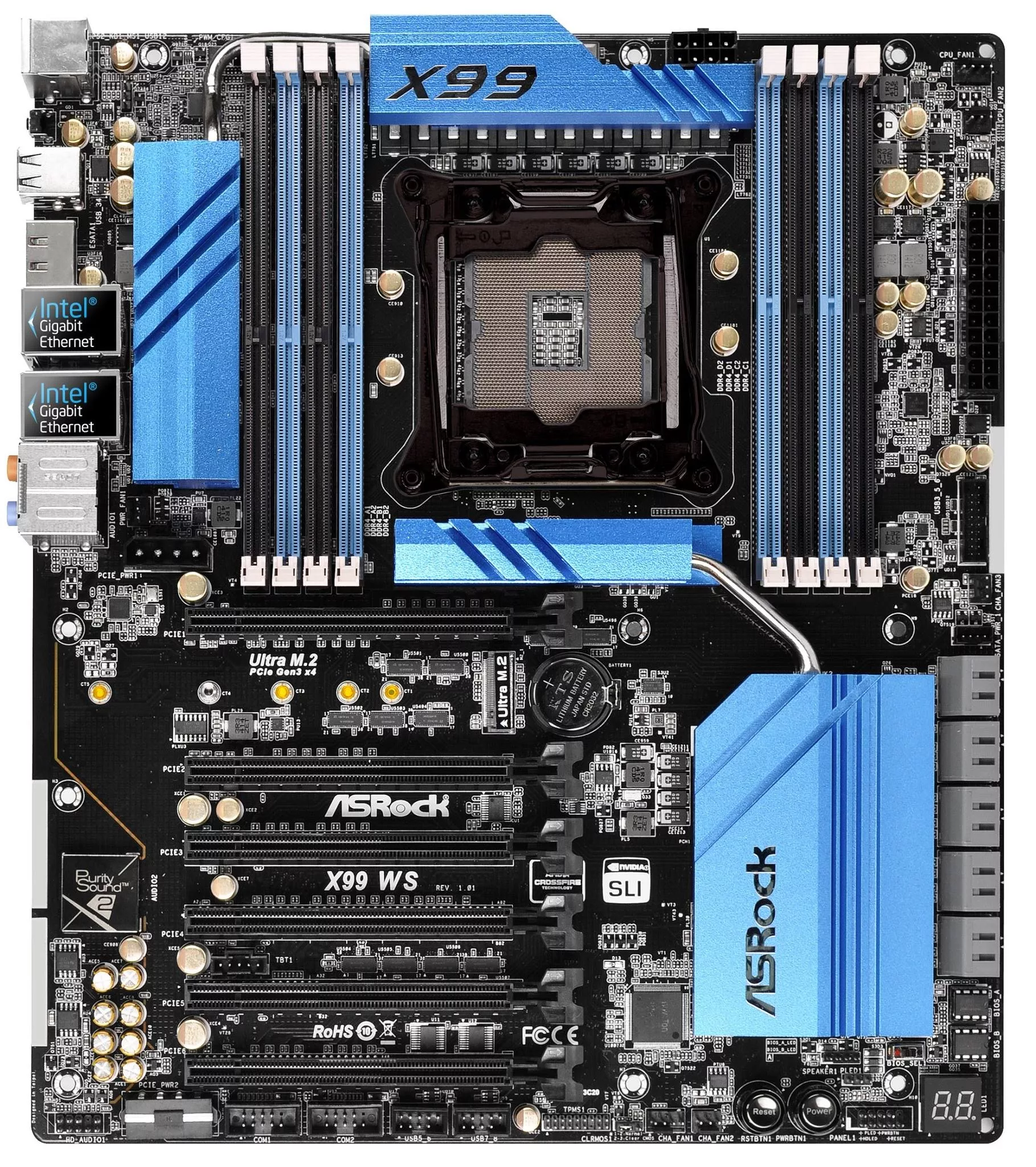 A modern illustration of ASRock motherboards highlighting AMD Ryzen 9000 series issues, featuring sleek design and high-tech components.