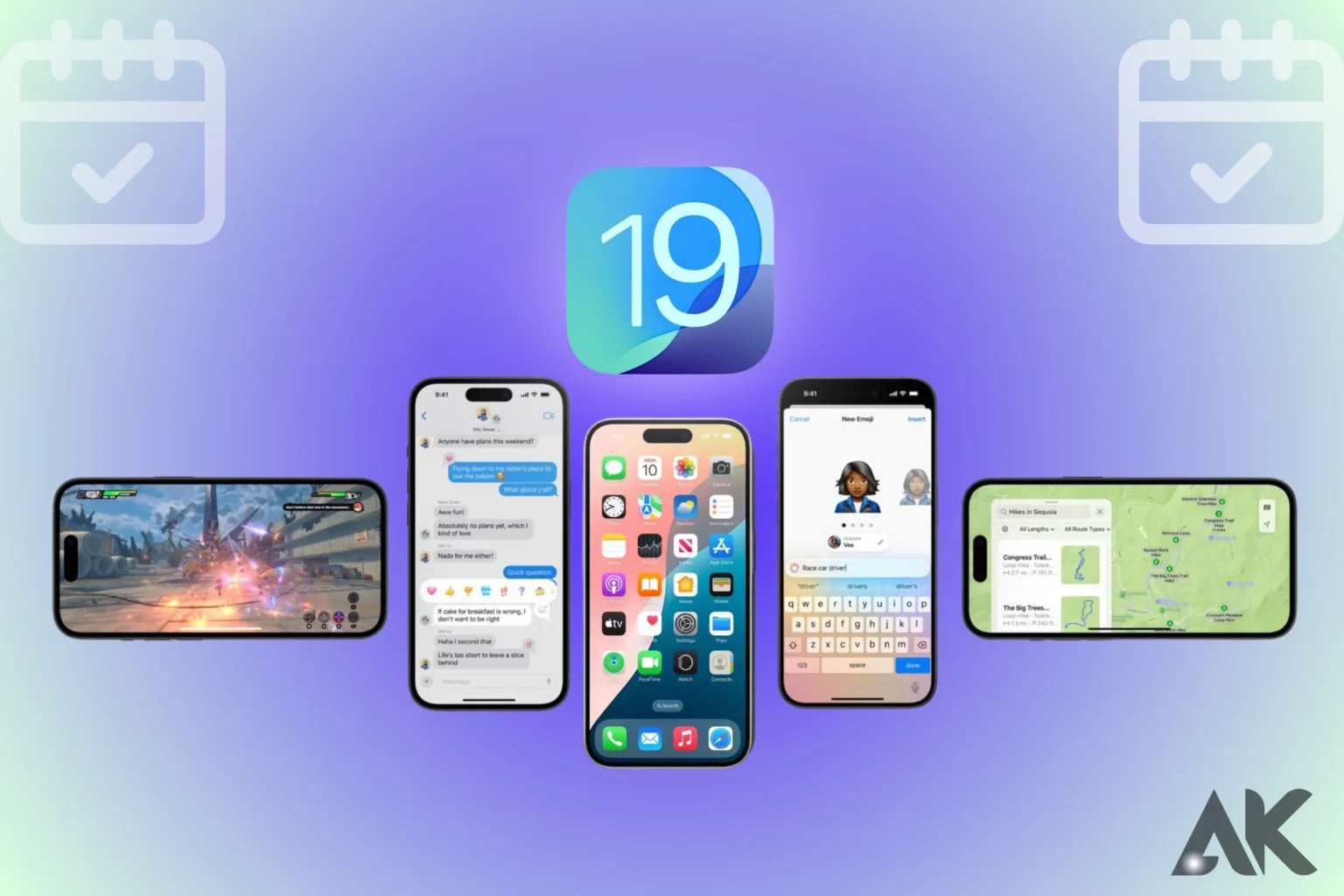 A modern digital illustration depicting the transition from iOS 19 eSIM technology to Android devices with a vibrant color scheme.