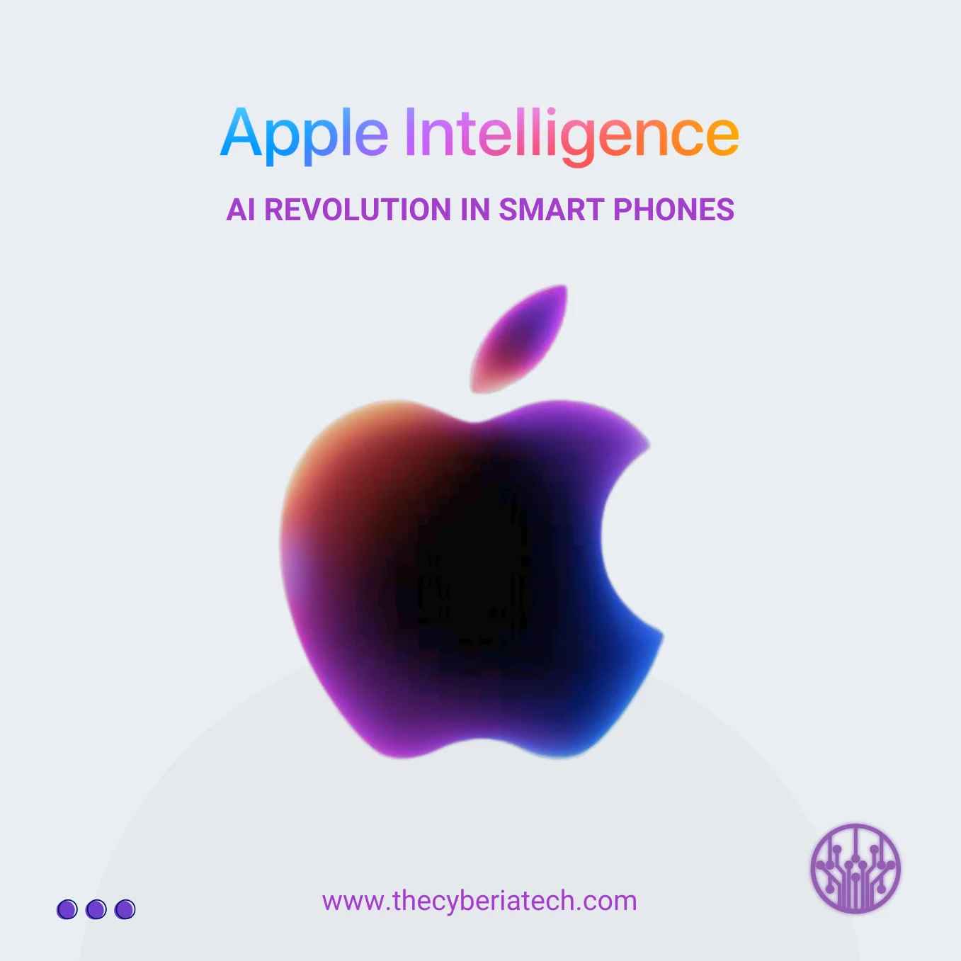 A modern digital illustration representing Apple's relationship with AI and its impact on iPhone sales.