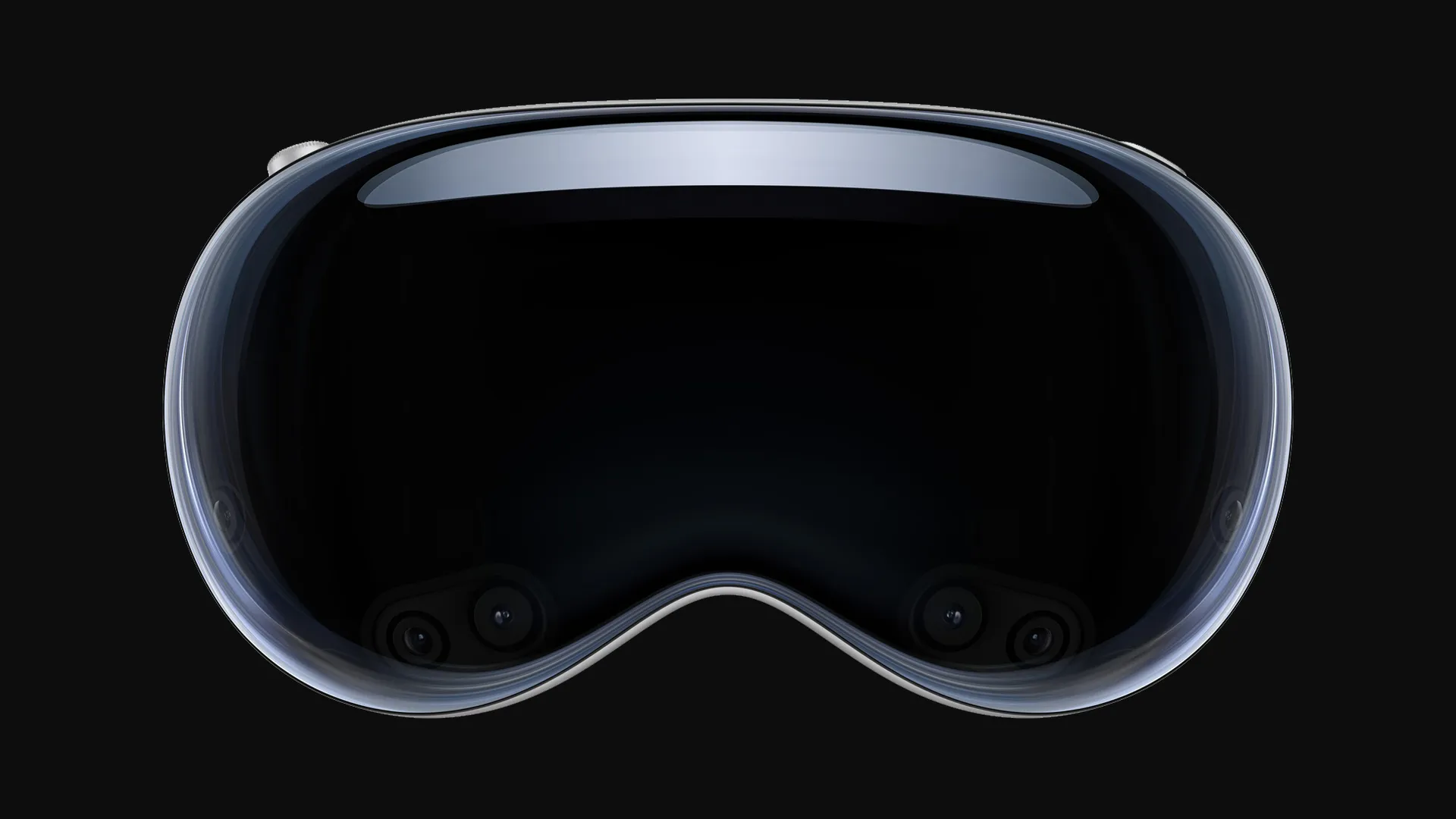 A modern and aesthetic representation of Apple Vision Pro 2 showcasing its futuristic design and technology theme.