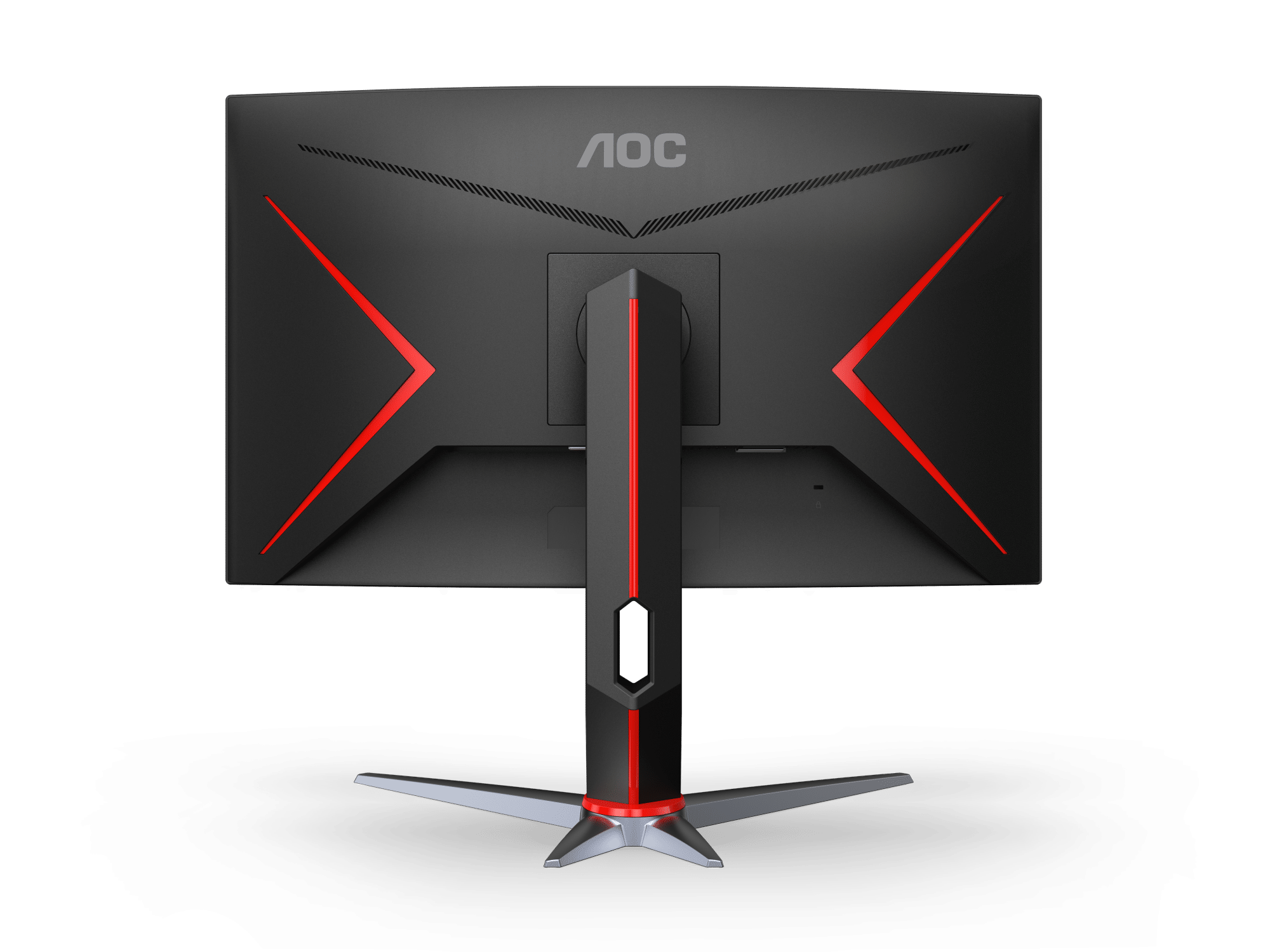 A modern visual of AOC gaming monitors featuring the 25G4SXU and CU34G4Z models, showcasing a stylish gaming environment.