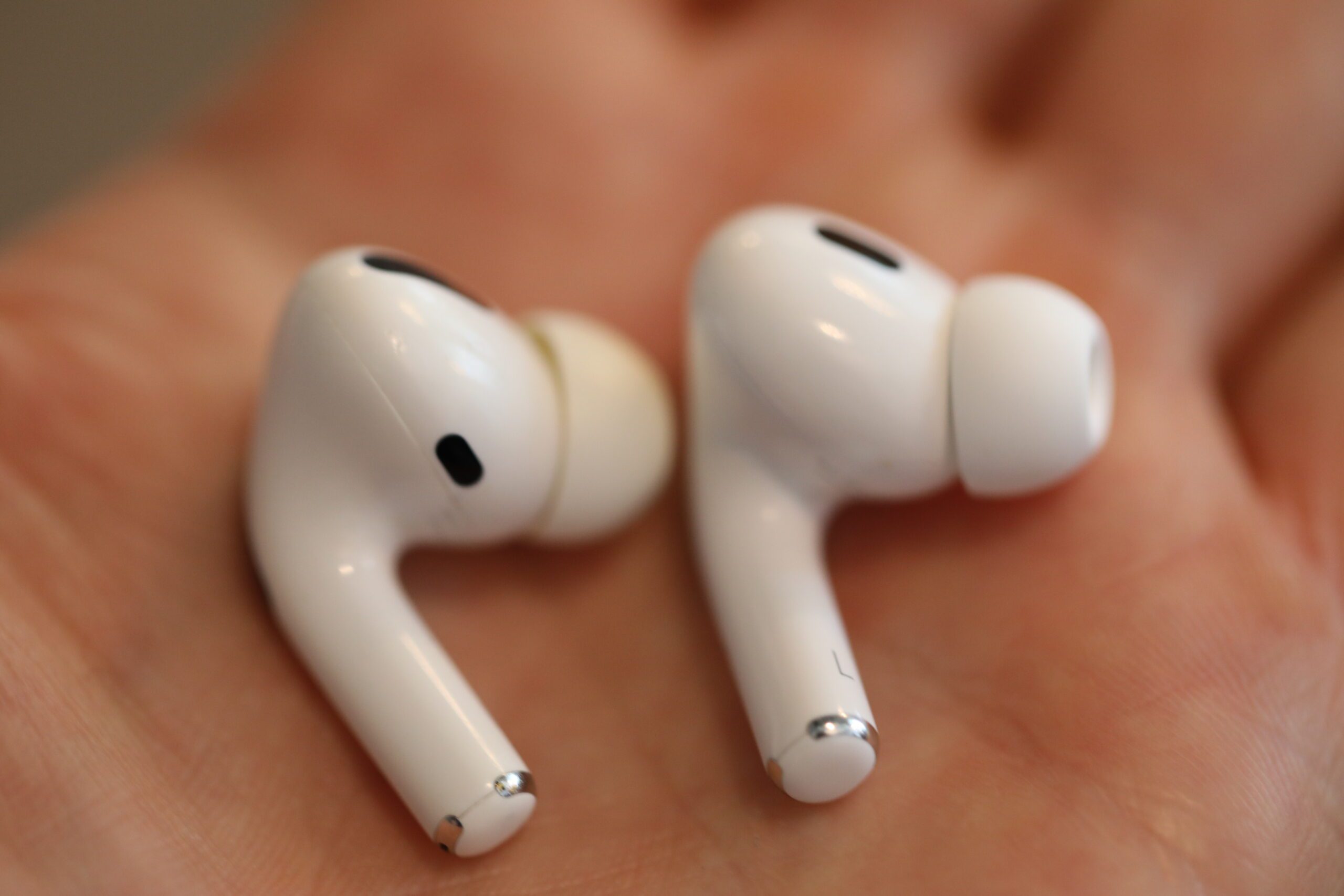 A modern illustration depicting the AirPods translation feature and enhanced user experience with a futuristic aesthetic.