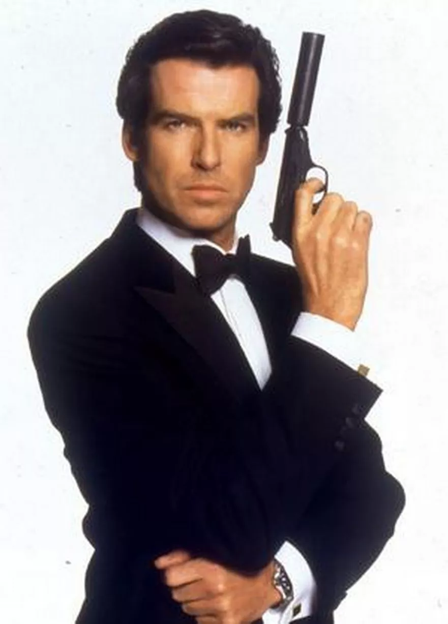 A modern and aesthetic visual representation of a new James Bond film with elements of technology and creativity.