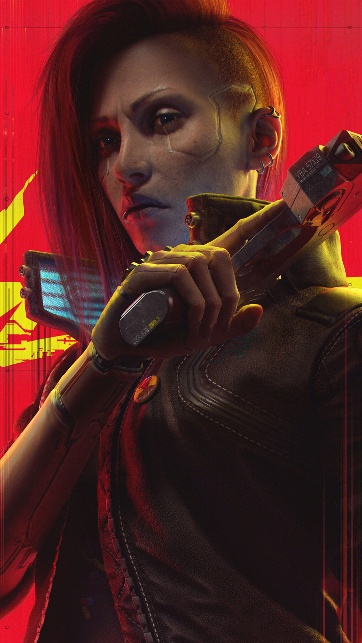 High-quality visual inspired by Cyberpunk 2077 for Nintendo Switch 2, featuring a vibrant futuristic city with neon lights and cybernetic characters.