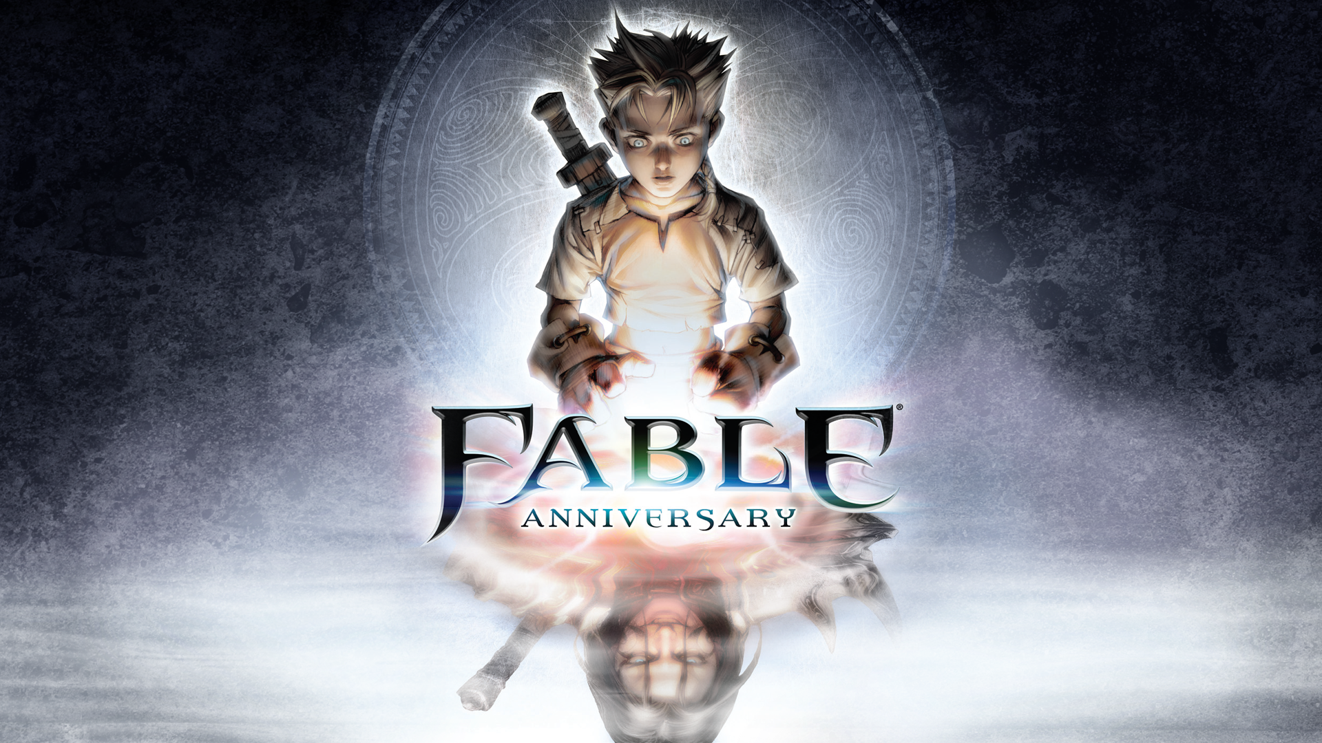 A modern and aesthetic visual representation of the Fable game delay with a futuristic design, featuring fantasy elements and vibrant colors.