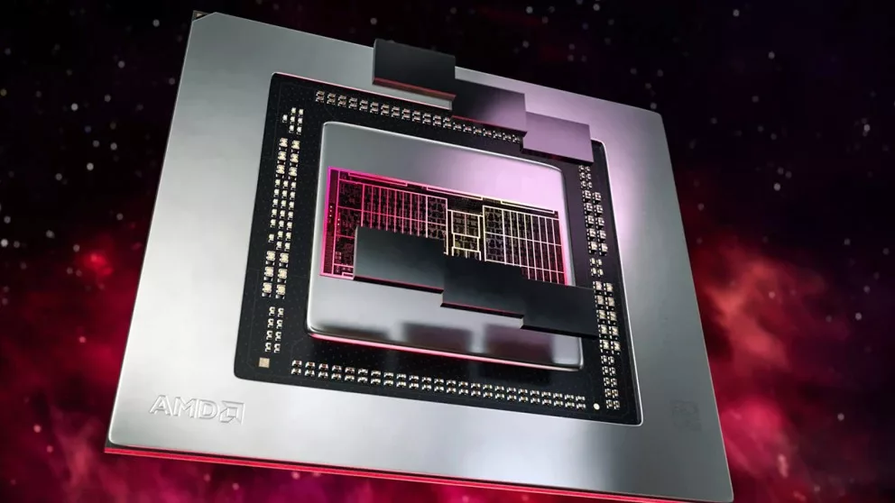 Visual representation of AMD UDNA architecture showcasing next-generation GPU technology in a modern and futuristic design.