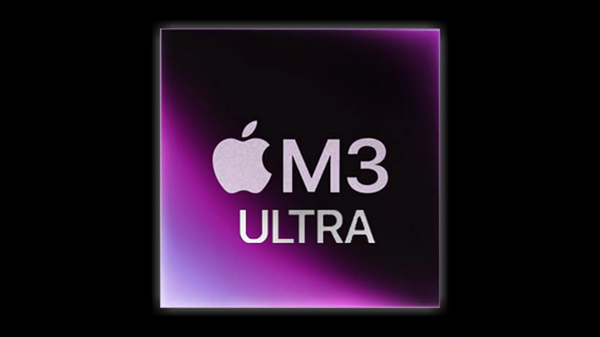 A modern illustration of the Apple M3 Ultra chip featuring sleek design and technological elements symbolizing innovation.