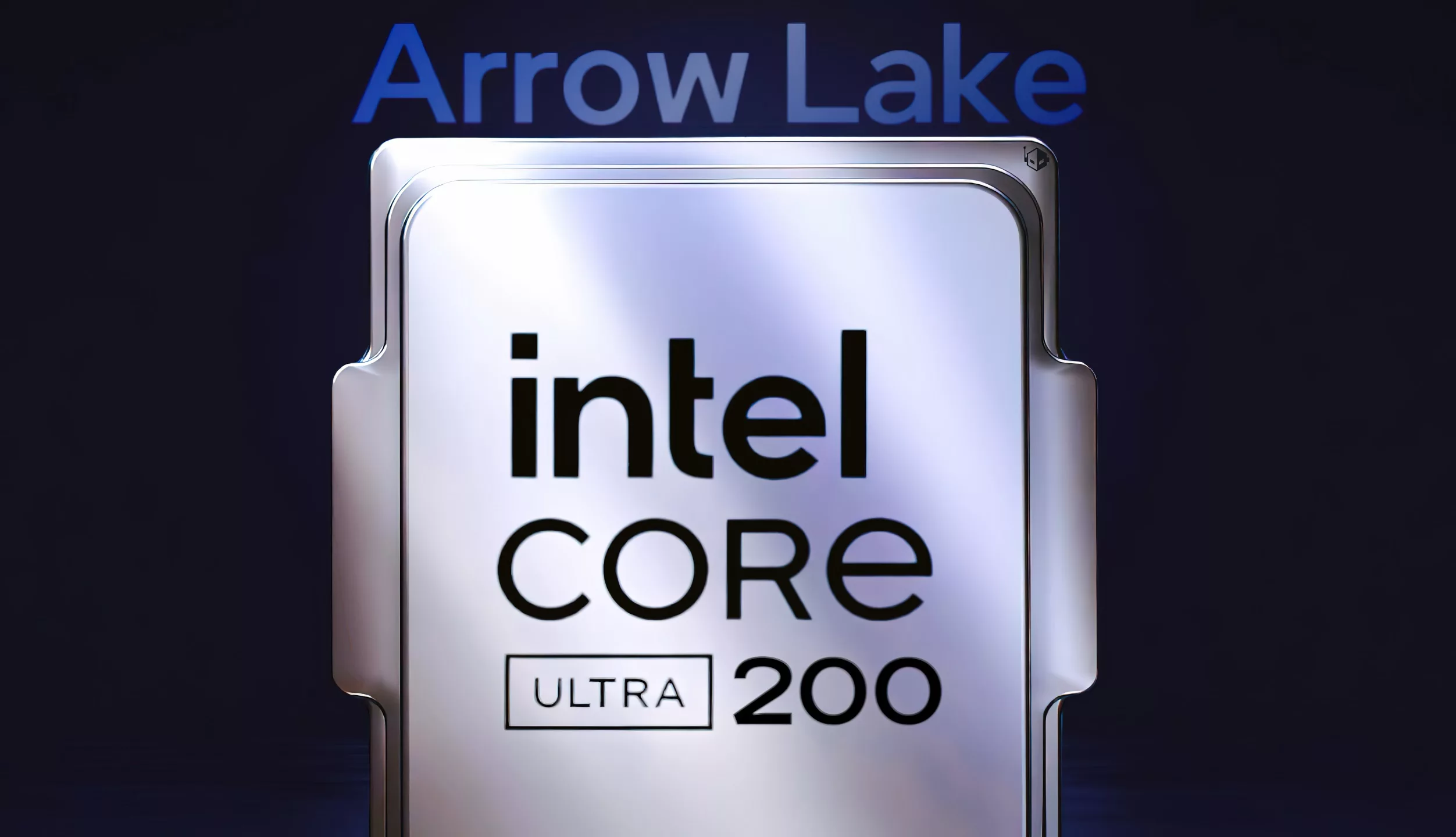 A modern and aesthetic representation of Intel Core Ultra 200 processors and entry-level workstations, showcasing technology and innovation.