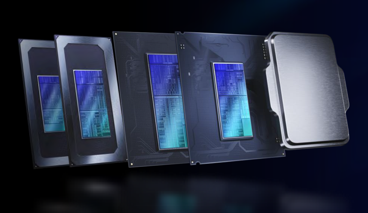 A modern visual representation of Core Ultra 200HX processors enhancing gaming experiences, featuring sleek designs and vibrant colors.