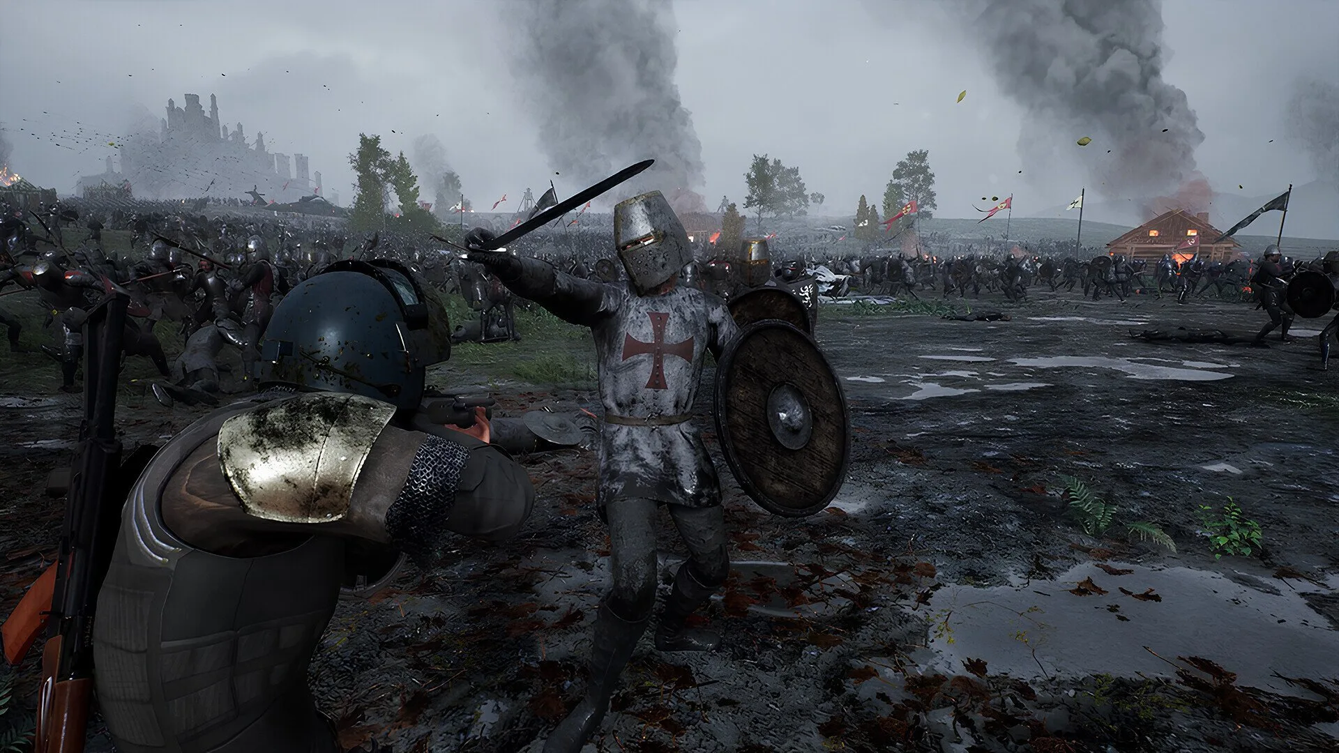 Modern and aesthetic visual representation of Kingmakers game focusing on sniper and strategy elements.