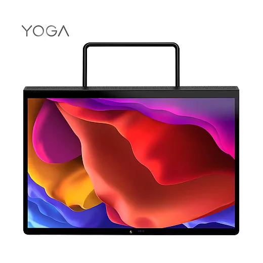 High-quality image of Lenovo Yoga Pad Pro 14.5 showcasing its design and SS1101 chipset details, perfect for social media and blogs.