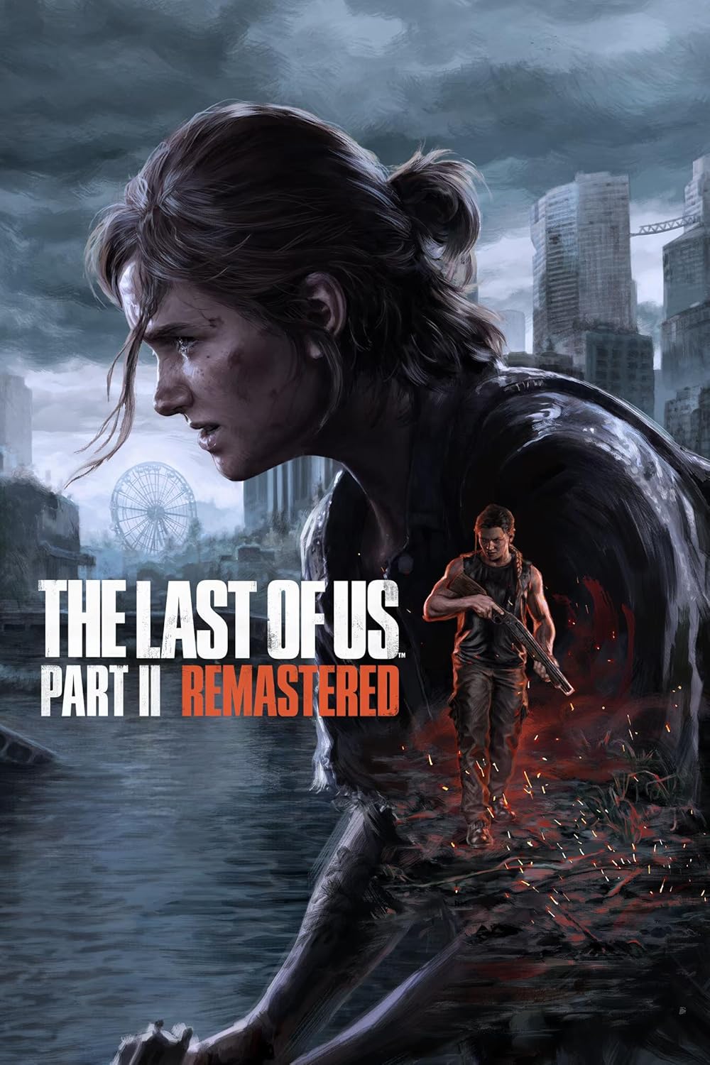 A modern and aesthetically pleasing visual representation showcasing The Last of Us 2 Remastered with its PC system requirements.