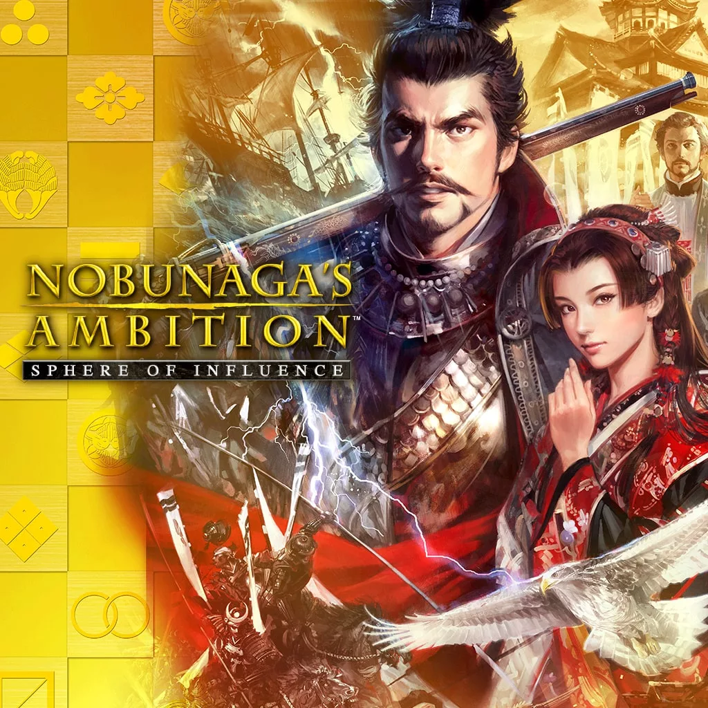 High-quality visual representation of Nobunaga's Ambition for Nintendo Switch 2 featuring modern aesthetics and gaming elements.