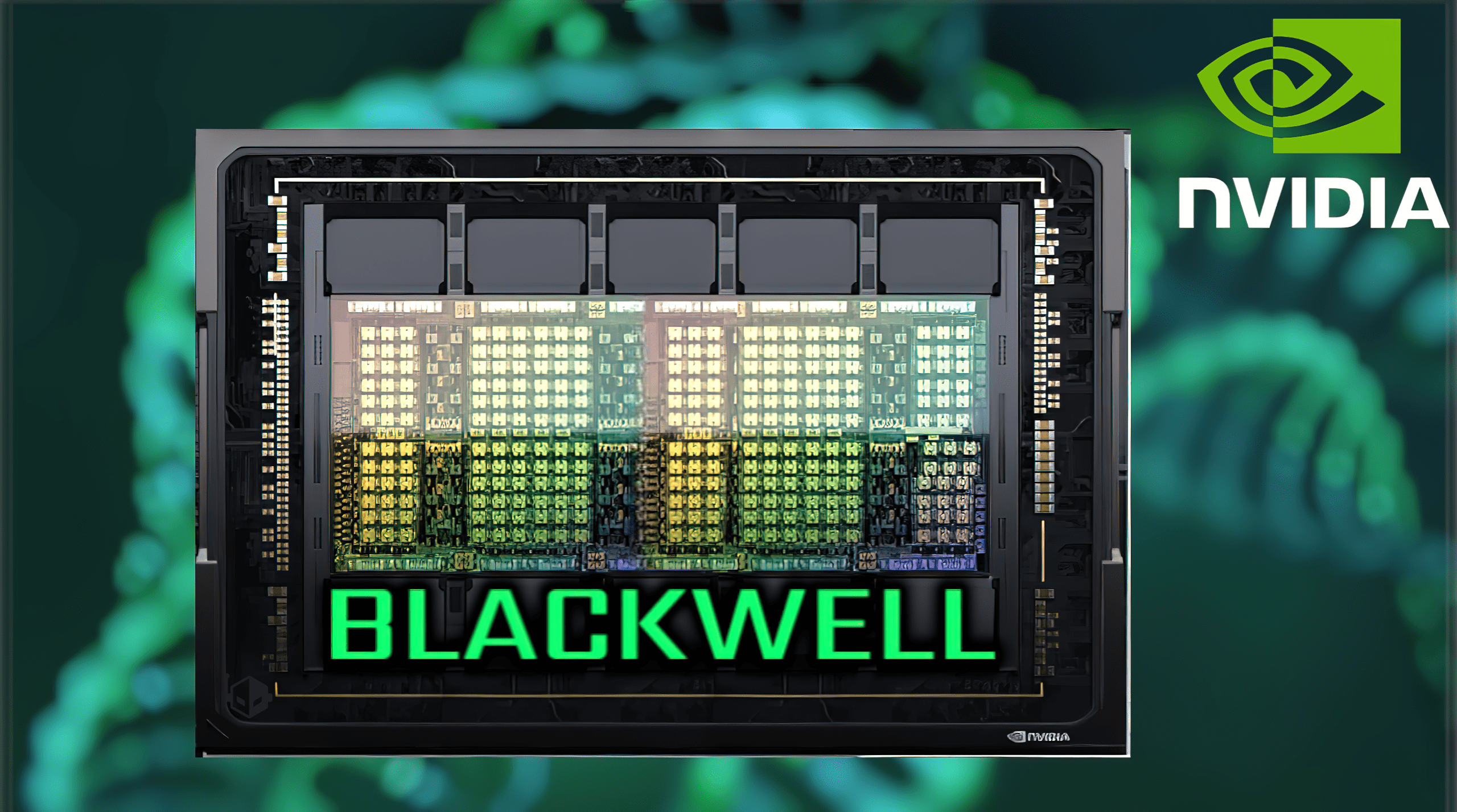 A modern and aesthetic representation of NVIDIA Blackwell Ultra and Rubin AI architectures, showcasing futuristic technology and innovation.