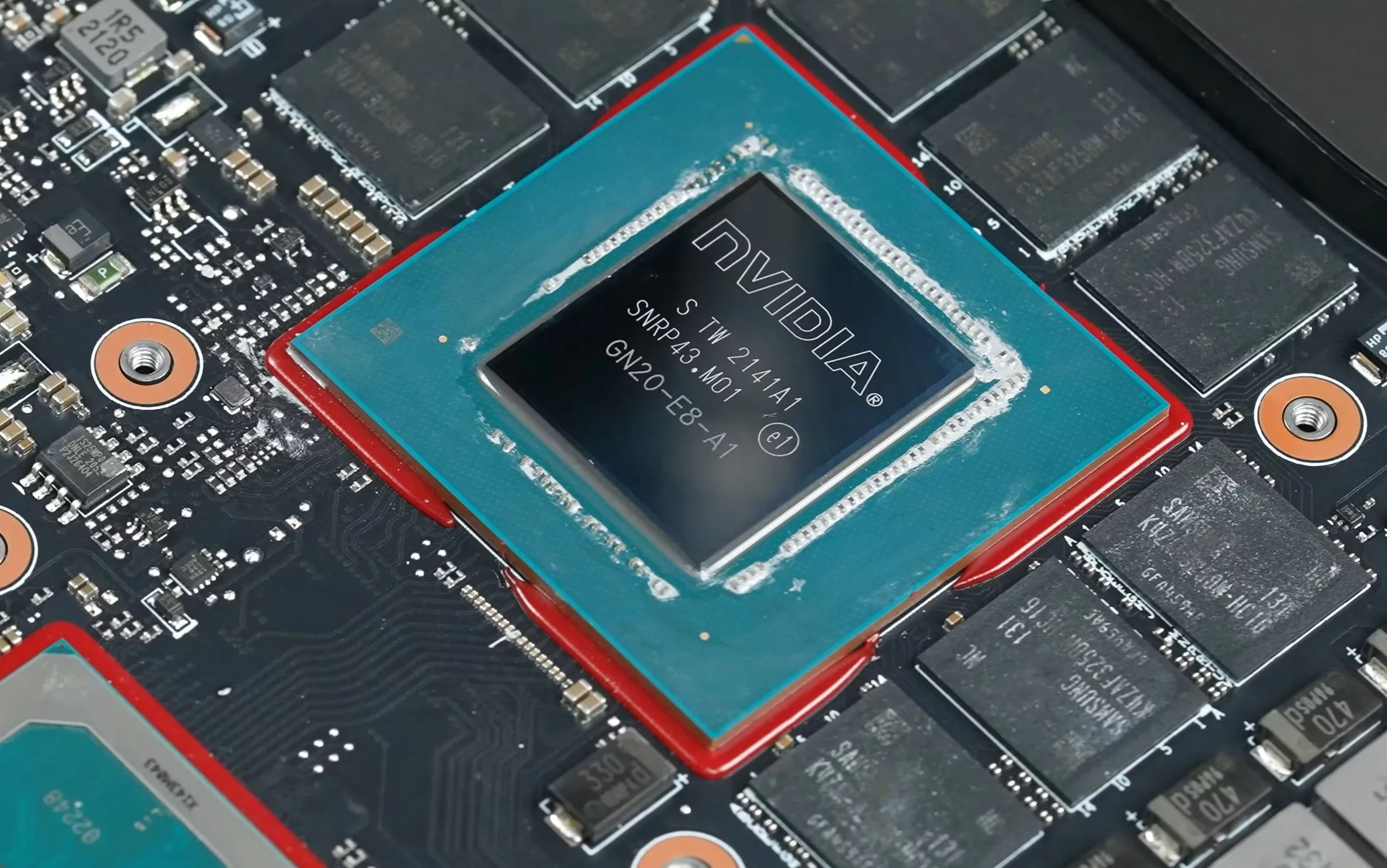 Modern technology graphic illustrating NVIDIA's new chips and Blackwell advancements.