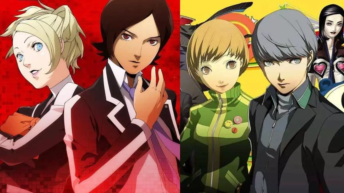 A vibrant and modern illustration representing the Persona 4 Remake announcement featuring new voice acting cast, blending whimsical character designs with digital art elements.